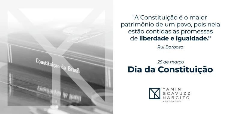 Hoje celebramos o Dia da Constituição, marco fundamental para a garantia dos direitos e deveres que regem nossa sociedade.